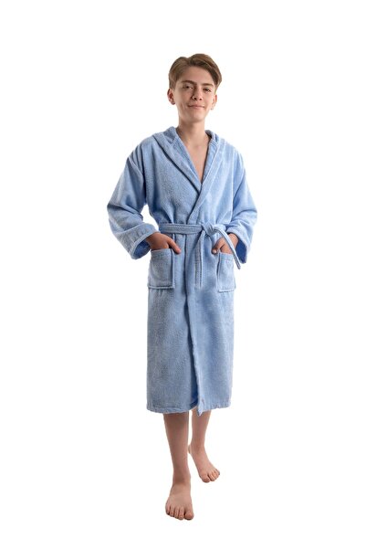 Lio20 Unisex Children's Teen 13-17 Years Old Cotton Curl Velvet Hooded Waiter...