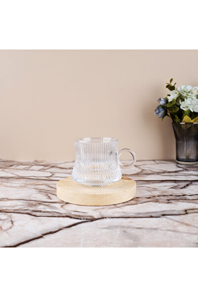 Lüks Sepeti Linar - Luxury Tea Cup Set 6 Pieces Mug with Handle 140 ml