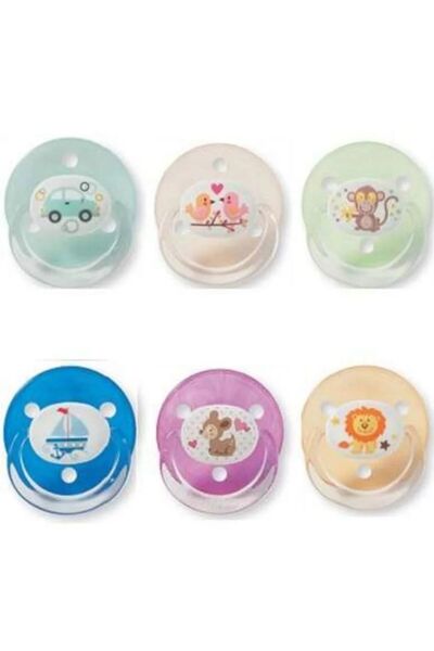 Other Suzete silicon rotunde cu inel transparent, Babynova