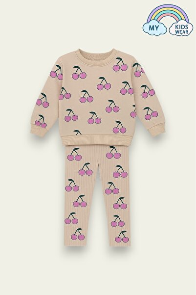 My Kids Wear Set dublu cu model pentru fete (hanorac + jambiere) 2-8 ani 12072