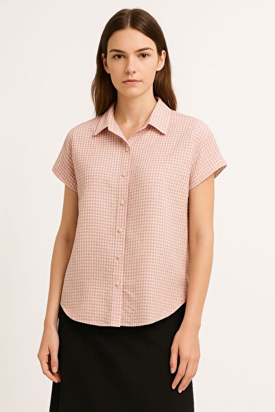 Meşe Moda tunica oversize cu maneca lunga pentru femei - camasa