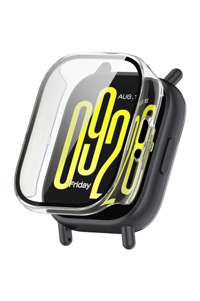 Stef's Cat Husa pentru Xiaomi Redmi Watch 5 Active + Folie, H32, Policarbonat, Clear