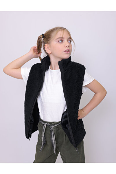 PIQUE Children's vest fleece laminated girl's vest