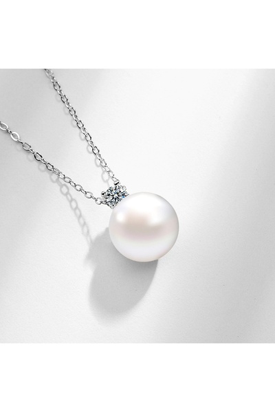 SIC MODA Colier din Argint 925, Minimalist cu perla, 6096