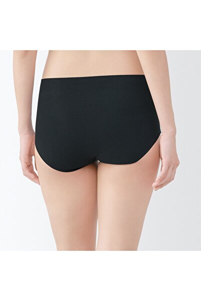 Muji Complete Seamless Cotton High-rise Shorts