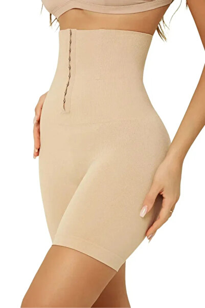 CUBBUX Seamless Slimming Body Shaper Shorts with Clasp, Size 2, Slimming and Firming, with Clasp
