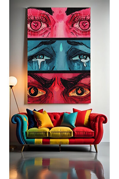 özkacar BIPOLAR EYES Kućni Zid Salon Kozmetički Salon Kancelarija Prodavnica ...