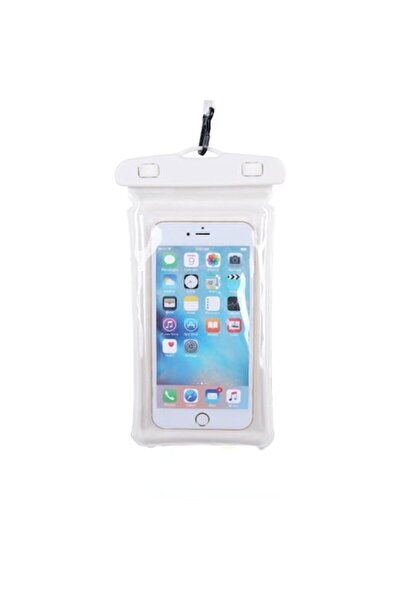 Stef's Cat Waterproof, Snowproof, Universal, Sensory Case with Strap for Phone or Documents - White