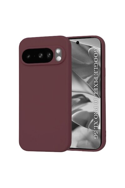 Stef's Cat Husa pentru Google Pixel 10 Pro XL, SoftFlex, S41, Panza, Plum Red