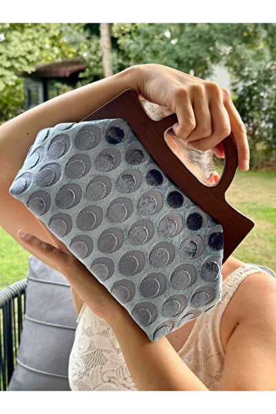 JOPHIEL Raphael - Wooden Scholar Fabric Bag, Clutch, Handbag, Portfolio, Women's Bag, Handbag