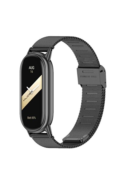 Danex Curea ceas pentru Xiaomi Mi Band 8/8 NFC/9/9 NFC, Z15, Otel inoxidabil,...