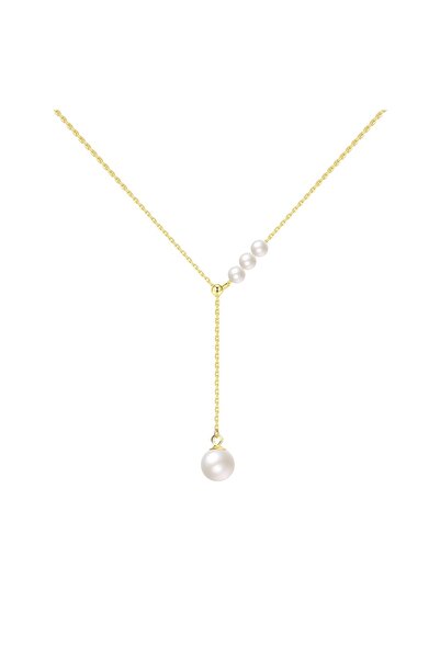 SIC MODA Colier din Argint 925, Minimalist cu perla, 6100