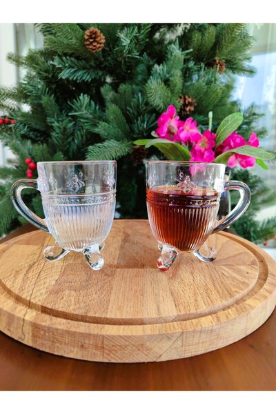 Madame Coco Abeille 4-Piece Teacup - Transparent - 170 ml