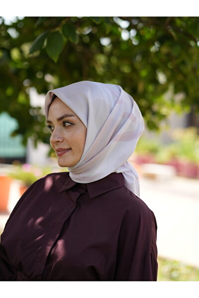 MONOOR وشاح قطني ناعم بنمط زهور طازجة