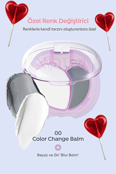 Missha Çok Amaçlı Gri&Beyaz Balm A'PIEU Juicy-Pang Mood Blending Lip&Cheek Balm (00 Color Change Balm)