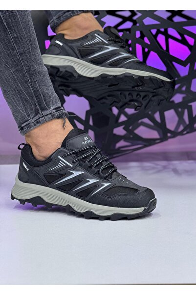 mayback erkek kaydırmaz taban bağcıklı comfort taban spor ayakkabı traking