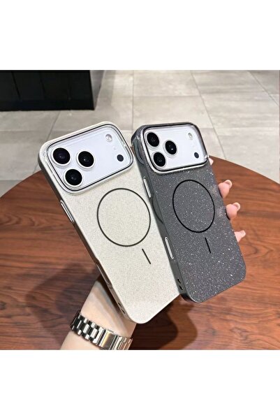 OSG iPhone 17 Pro Max Uyumlu Magsafe Destekli Ultra Premium Sim İşlemeli Koru...