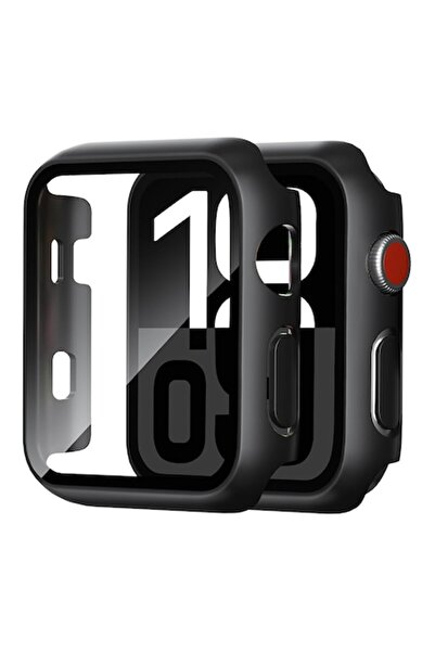 Stef's Cat Case for Apple Watch 1/2/3 38mm + Screen Protector, L20, Polycarbonate, Black
