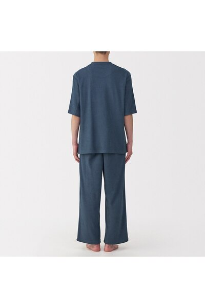 Muji Wearable Pile Towel Half Sleeve Loungewear Set