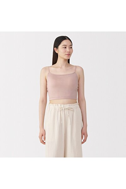 Muji قميص داخلي نصف حمالة صدر من الليوسيل المخلوط