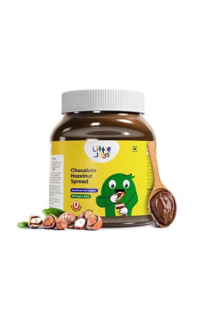 LİTTLEJOYS Chocolate Spread | No Refined Sugar, No Palm Oil, No Preservatives | Sweetened with Jaggery | 300g