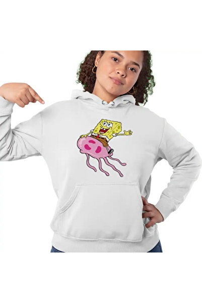 OEM Hanorac Femei Spongebob Pantaloni Patrati Calare Meduza