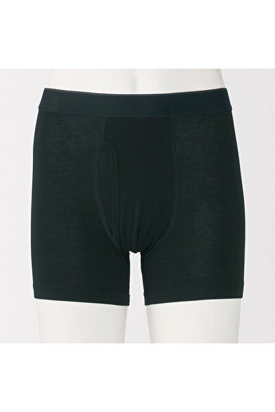 Muji Lyocell Blended Front Open Boxer Briefs