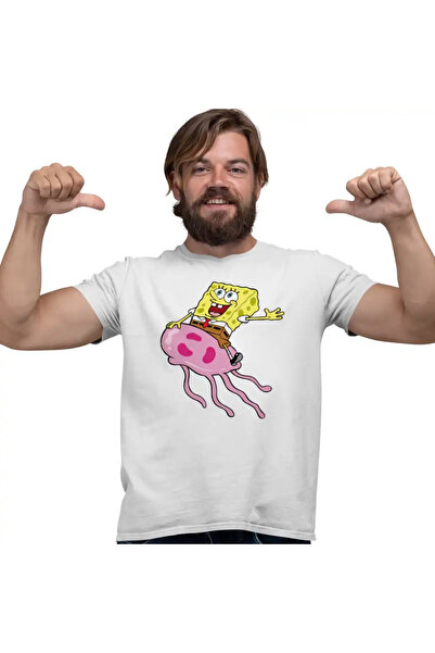 OEM Ανδρικό T-shirt Μπομπ Σφουγγαράκης με μέδουσες