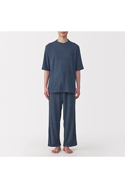Muji Wearable Pile Towel Half Sleeve Loungewear Set