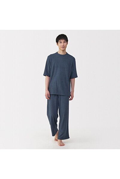 Muji Wearable Pile Towel Half Sleeve Loungewear Set