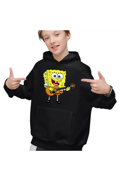 OEM Hanorac Copii Baieti SpongeBob Desene Animate Chitara