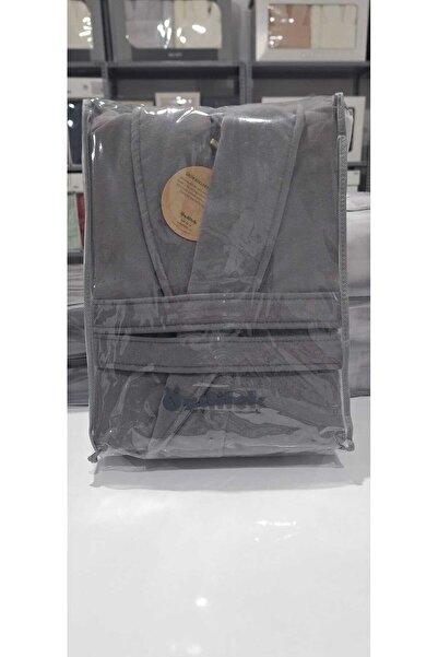 Özdilek SERİ SONU PVC ÇANTALI TEKLİ BORNOZ %100 PAMUK L BEDEN