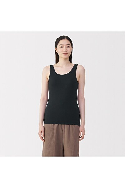 Muji حمالة صدر بدون أكمام من الحرير المخلوط