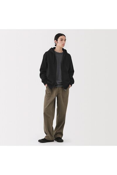 Muji Sweat Zip Up Hoodie