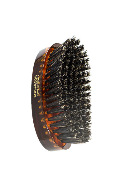 Koh-I-Noor Cosmetics Perie ovala medie JASPE cu par de porc mistret 11 x 5 cm...