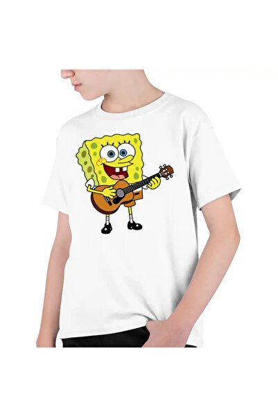 OEM Tricou Copii Baieti SpongeBob Desene Animate Chitara