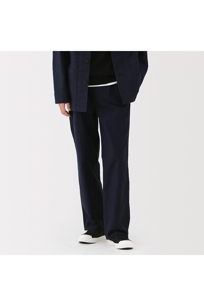 Muji Kapok Blended Moleskin Work Pants