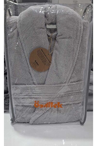 Özdilek SERİ SONU PVC ÇANTALI TEKLİ BORNOZ %100 PAMUK L BEDEN