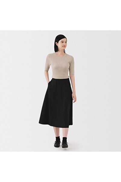 Muji Lyocell Blended Half Sleeve Sweater