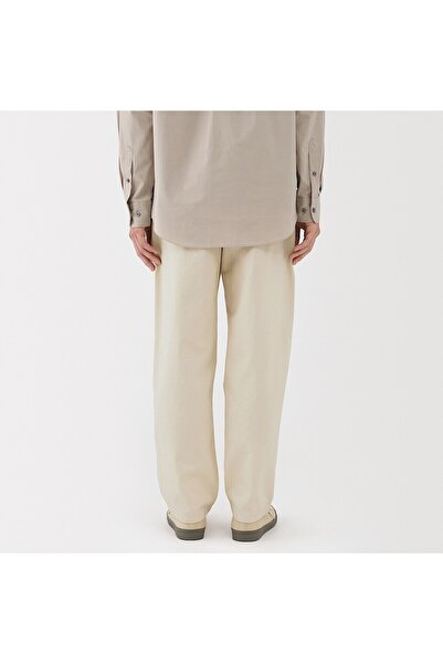 Muji Washed Denim Easy Pants (Natural)