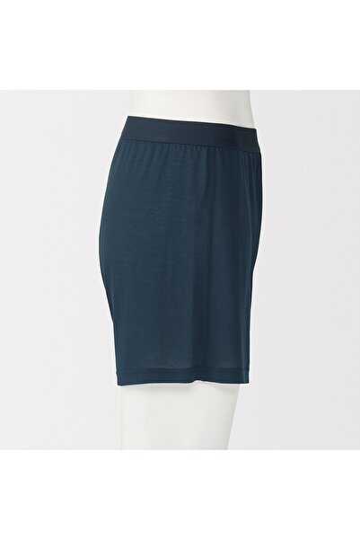 Muji Lyocell Blended Front Open Knit Trunks