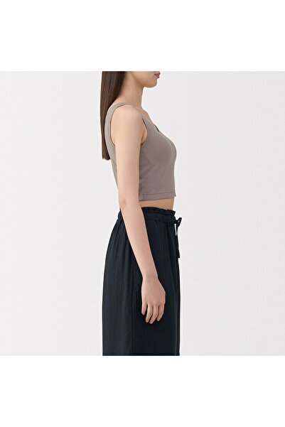 Muji Lyocell Blended Half Bra Tank Top