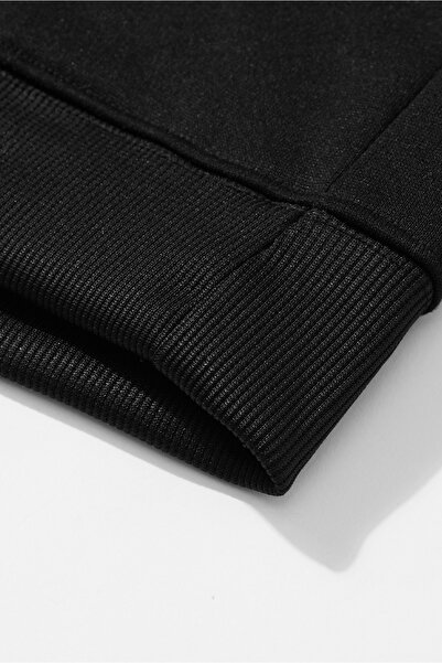 MYADA Tarz Bike Baskılı 3 İplik Premium Bisiklet Yaka Sweatshirt 24509