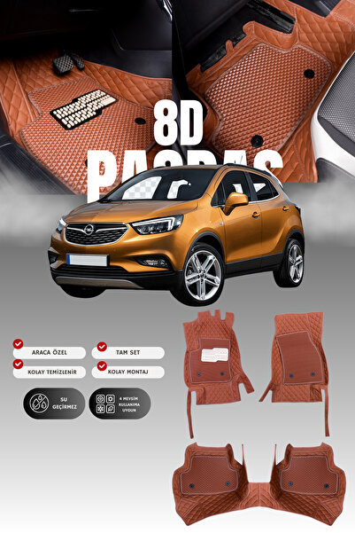 stiloto Opel Mokka (2012-2019) 8D Deri Havuzlu Oto Paspas | Tam Koruma,Araca ...