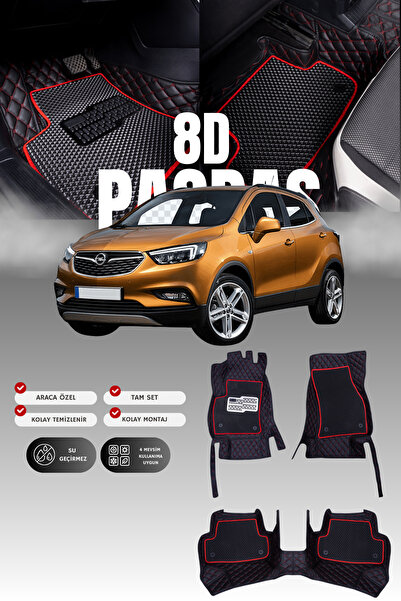 stiloto Opel Mokka (2012-2019) 8D Deri Havuzlu Oto Paspas | Tam Koruma,Araca ...