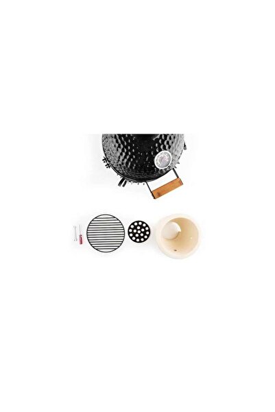 Strend Pro Gratar gradina, grill rotund, ceramic, cu capac, 35×40.5×55 cm, Ka...