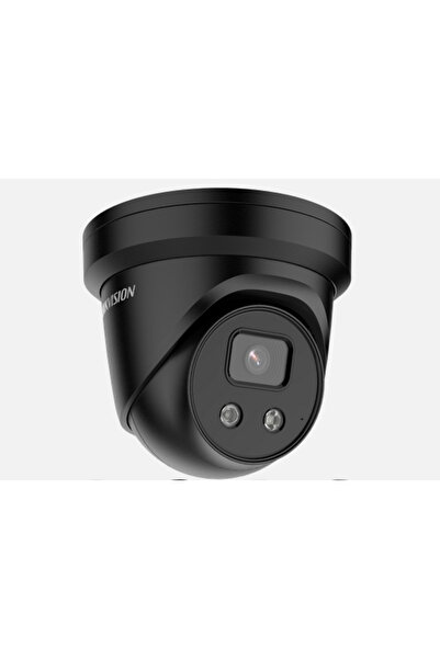 Hikvision IP turret surveillance camera DS-2CD2383G2-IU(2.8mm)BLACK, 8MP, black color, Acusens -