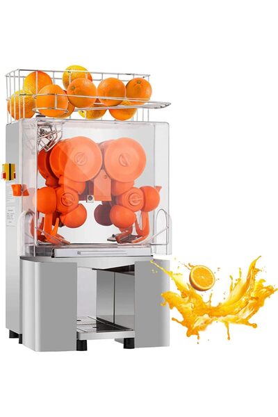 A.E TEHONGMAI Commercial Orange Juicer Machines, 120w Automatic Slow Masticating Juice Extractor