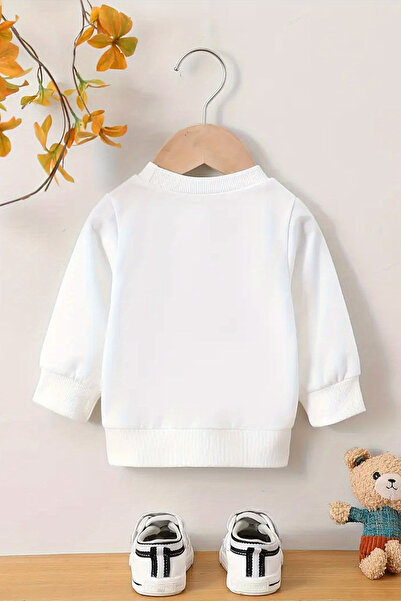 MYADA Φούτερ με λαιμόκοψη με στάμπα λεοπάρ 3 νήματα Premium 24532