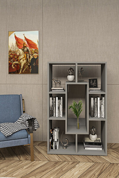 BlackSea Dekoratif Kitaplık,İskandinav Kitaplık,Aksesuar Köşesi,Portatif Mini...